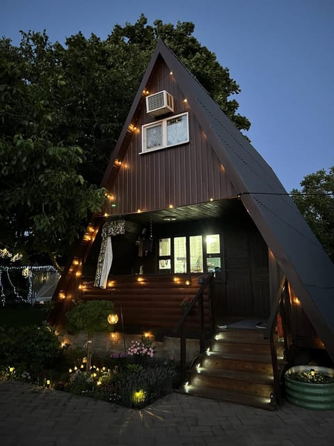 Property building, Night, Garden view