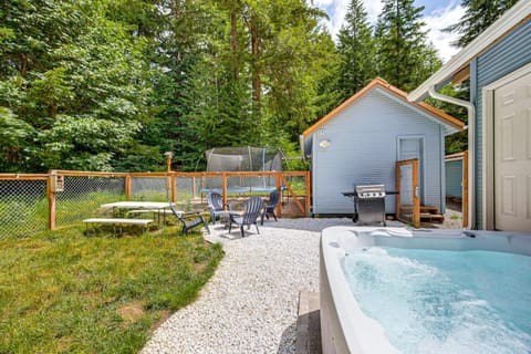 7 Mi to Mt Rainier NP Home with Private Hot Tub! House in Washington