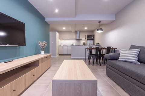 Living room, Seating area, Dining area