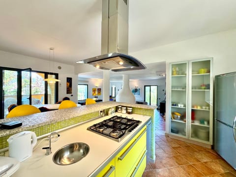 Kitchen or kitchenette, dishwasher, stove