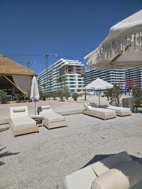 Property building, Nearby landmark, Beach