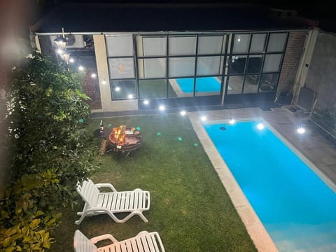 Patio, Night, Garden
