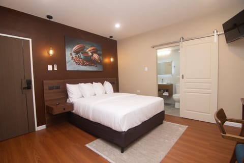 Bed, TV and multimedia, Photo of the whole room, Bedroom