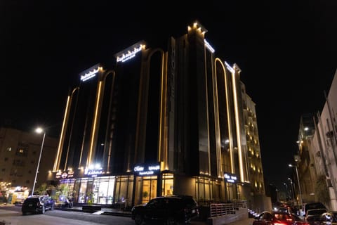 Property building, Night, City view, Parking