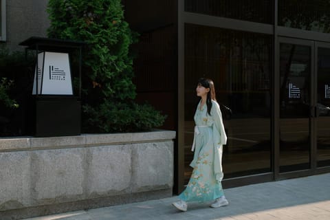 Facade/entrance, People