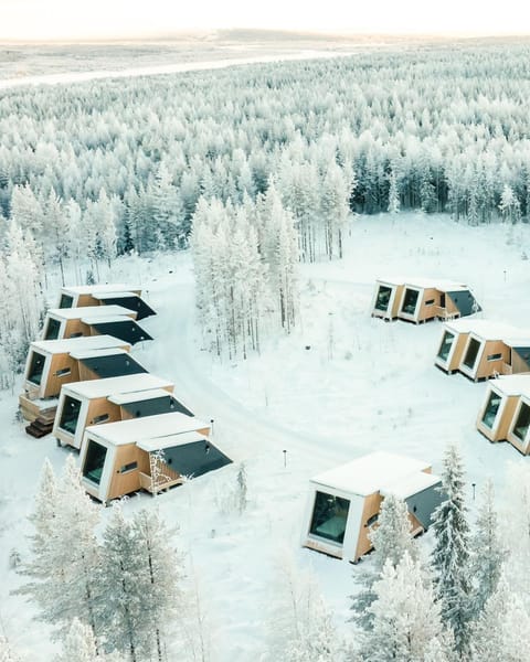 Property building, Day, Natural landscape, Bird's eye view, Winter