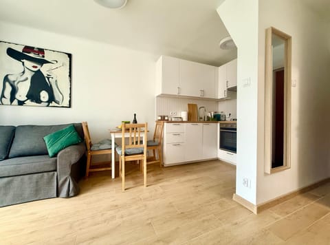 Kitchen or kitchenette, Living room, Seating area, Dining area, pet friendly, stove