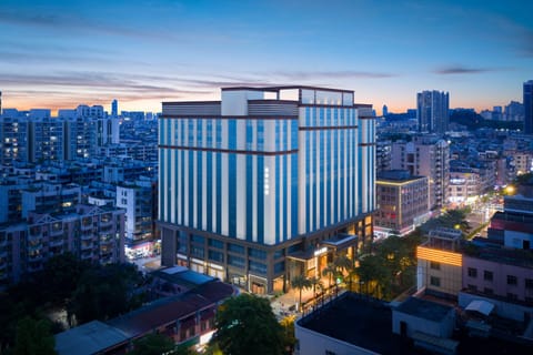 Property building, Night, City view