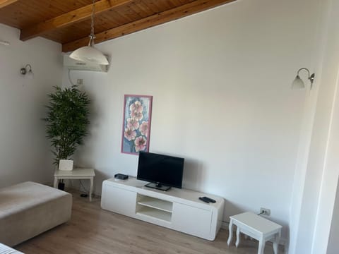 Communal lounge/ TV room, TV and multimedia, Living room, Seating area, air conditioner