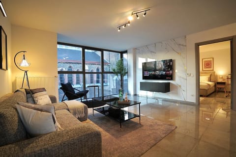 Chic Loft Facing Neo-Gothic Church Apartment in Ghent