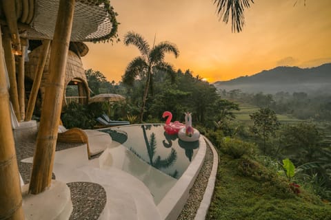 Luxury Bamboo Villa House in Selat