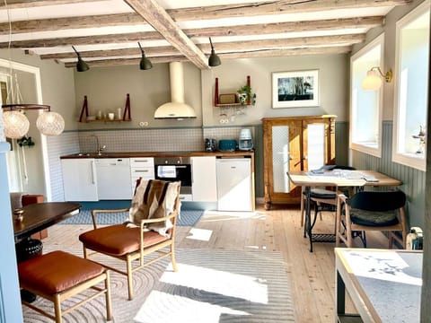 Kitchen or kitchenette, Living room, Dining area