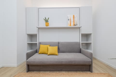 Bed, Living room, Bedroom