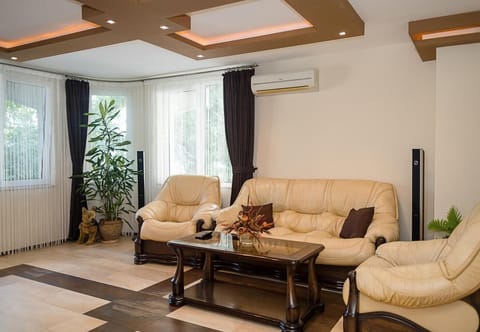 Living room, Seating area, air conditioner