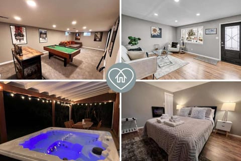 Hot Tub, Living room, Bedroom