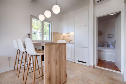 Kitchen or kitchenette, Dining area, oven