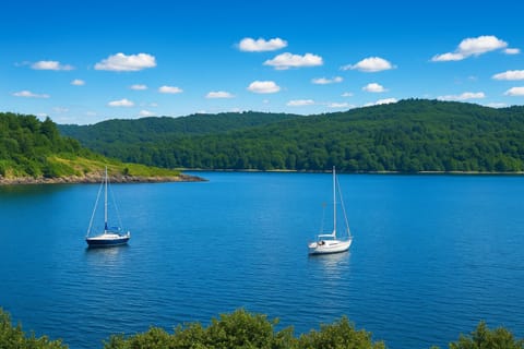 Nearby landmark, Natural landscape, Sea view