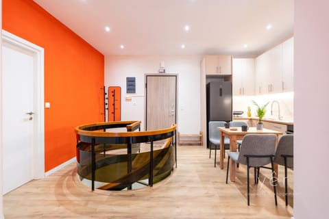 Duplex in Piraeus' Best Street 2Bath w-FreeParking Apartment in Pireas