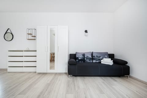 Bed, Living room, Photo of the whole room, Seating area