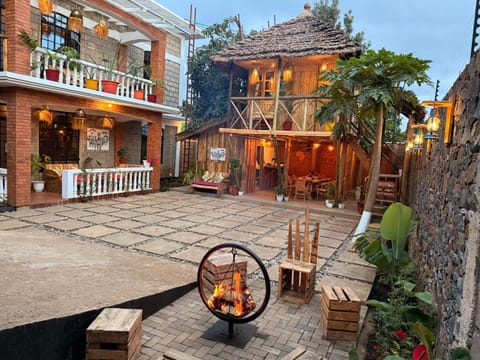 Property building, Patio