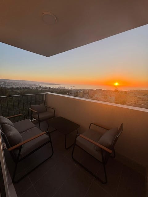 Day, Natural landscape, View (from property/room), Balcony/Terrace, Sunset