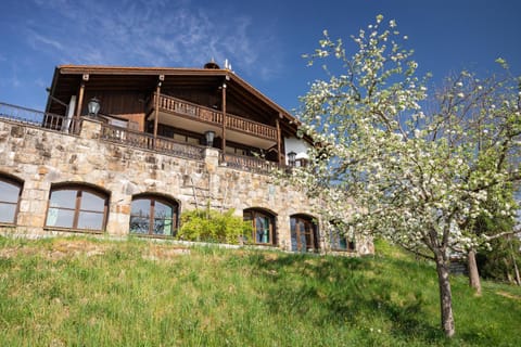 Property building, Spring, Day, Garden view