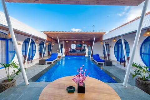Property building, Pool view, Swimming pool