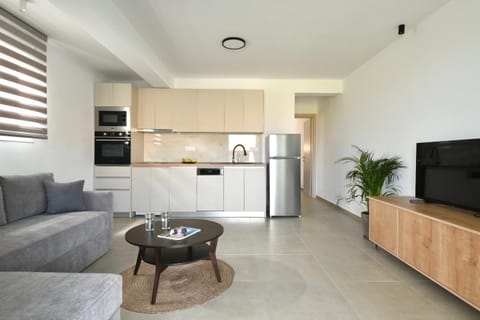 TV and multimedia, Coffee/tea facilities, Kitchen or kitchenette, Living room, Seating area, oven, stove