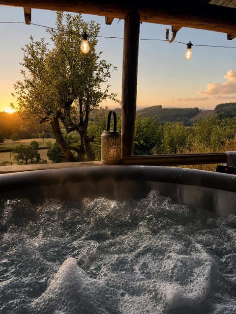 Hot Tub, Spa and wellness centre/facilities, Mountain view, Sunset