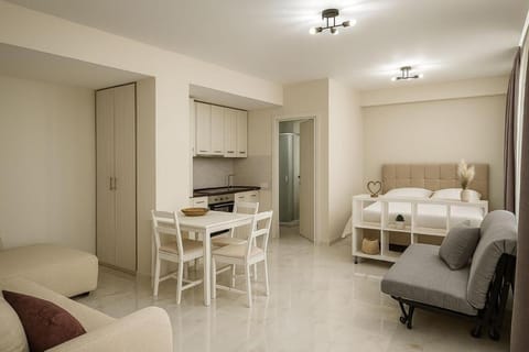 Bed, Kitchen or kitchenette, Living room, Photo of the whole room, Seating area, Dining area, Bedroom, wardrobe