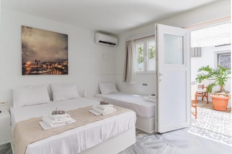 Property building, Living room, Bedroom