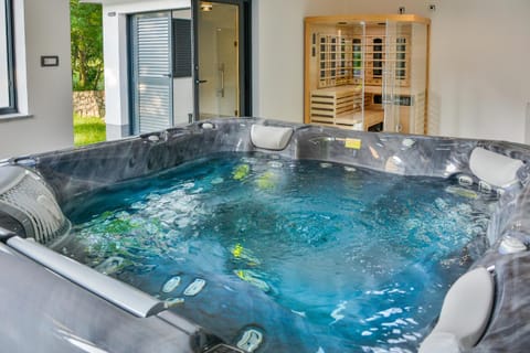 Hot Tub, Sauna, View (from property/room)