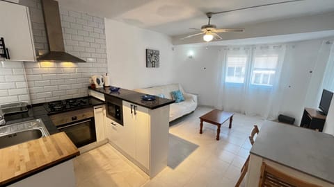 Kitchen or kitchenette, Living room, Dining area