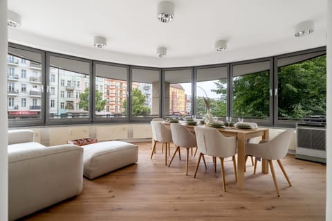 Day, View (from property/room), Living room, Seating area, Dining area