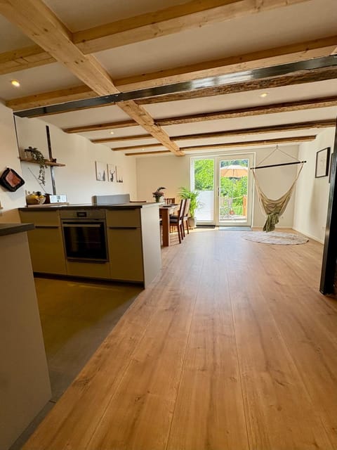 Kitchen or kitchenette, Living room, Dining area