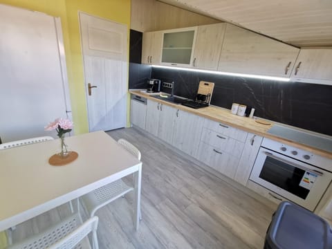Kitchen or kitchenette, Dining area, dishwasher, oven, stove