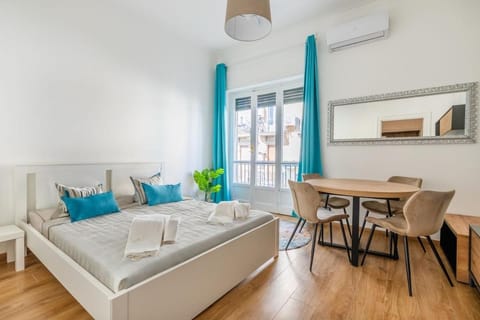 Living room, Photo of the whole room, Seating area, Dining area, Bedroom, air conditioner