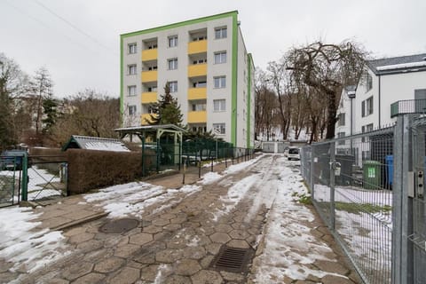 Property building, Day, Winter