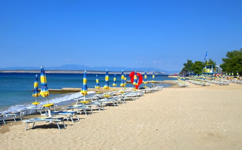Beach, sunbed