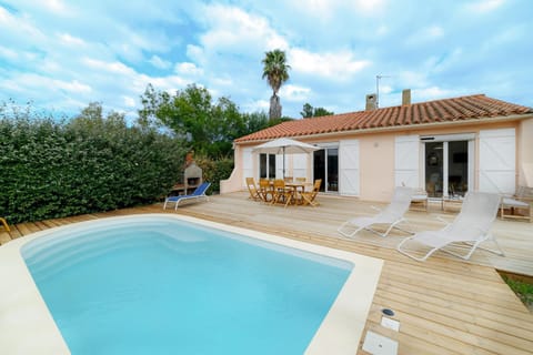 Property building, Living room, Swimming pool