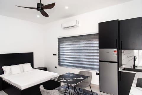 Photo of the whole room, Dining area, air conditioner