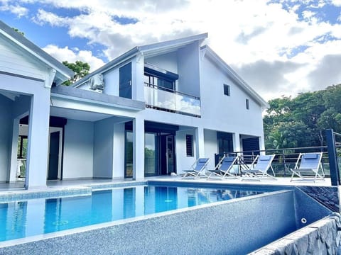 Property building, Patio, Pool view, Swimming pool