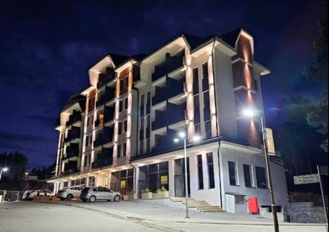Property building, Night, Location, Parking