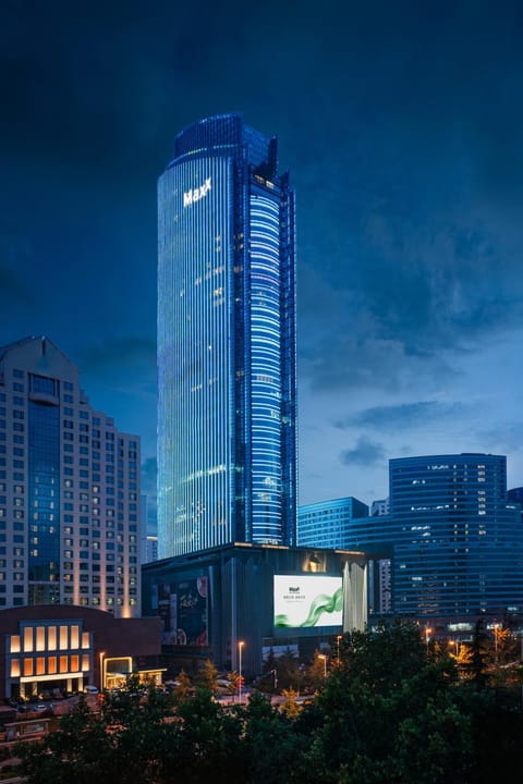 Property building, Off site, Night