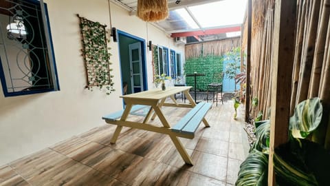 Patio, Day, View (from property/room), Balcony/Terrace, Living room, Seating area, Dining area