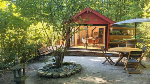 Property building, Garden view