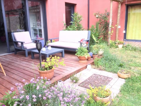 Property building, Patio