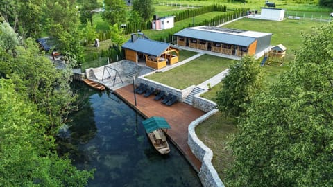 Property building, Day, Natural landscape, Garden, River view