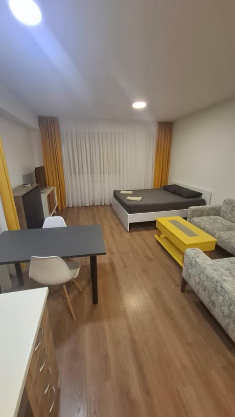 Bed, Living room, Photo of the whole room, Seating area, Bedroom