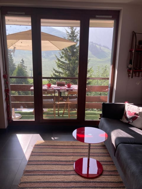 Studio cosy avec vue montagne au pied des pistes Apartment in Manigod